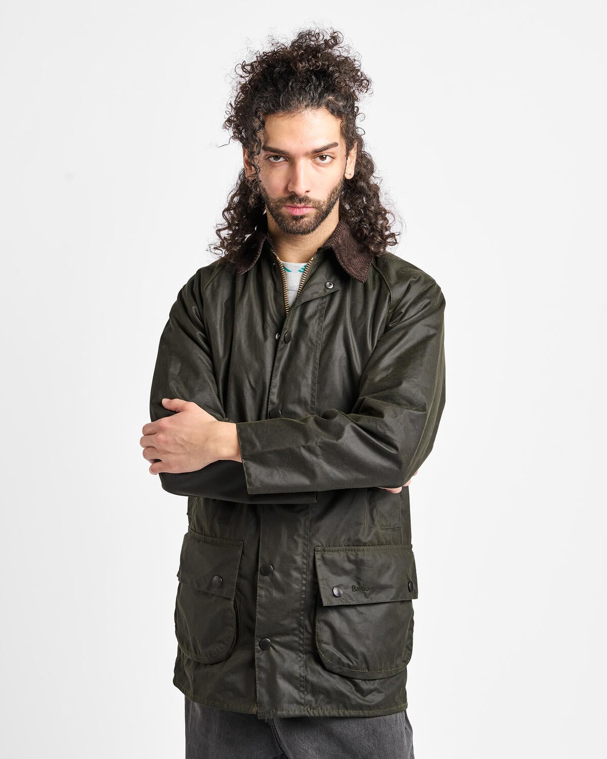 Barbour Beaufort Wax Jacket | MWX0017OL99 | AFEW STORE